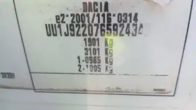 Veículo de Sucata dacia lodgy comfort do ano 2020 alimentado k9k 872