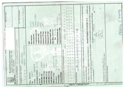 Здавання транспортного засобу renault clio ii fase ii (b/cb0) campus року 2007 потужний k9k 716