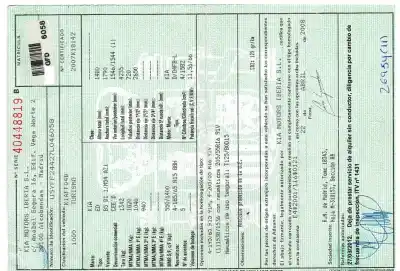 Veículo de Sucata kia cee´d drive do ano 2008 alimentado d4fb-l