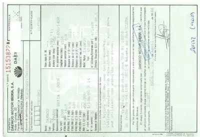 Véhicule à la ferraille DAEWOO NEXIA  de l'année 1996 alimenté A15MF