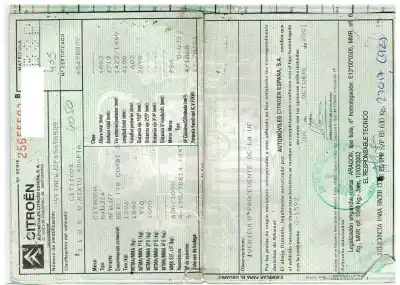 Veículo de Sucata citroen berlingo 1.9 d multispace do ano 2002 alimentado wjz