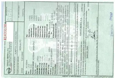 Veículo de Sucata nissan qashqai (j10) acenta do ano 2008 alimentado k9k