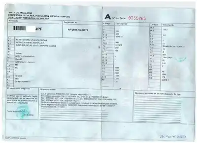 Véhicule à la ferraille smart cabrio básico 54 cv / 40 kw de l'année 2005 alimenté 160920