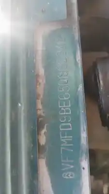 Véhicule à la ferraille citroen berlingo 1.9 d multispace de l'année 1997 alimenté d9b