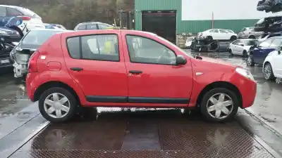 Scrapping Vehicle dacia sandero ambiance of the year 2009 powered k9k792