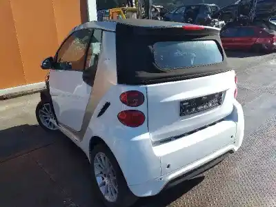 Veículo de Sucata smart cabrio fortwo cabrio mhd (52kw) (451.480) do ano 2012 alimentado 