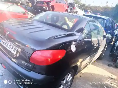 Verschrottungsfahrzeug peugeot 206 cc cc des jahres 2002 angetrieben 