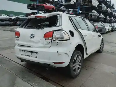 Veicolo di demolizione volkswagen golf vi (5k1) 1.6 tdi dell'anno 2011 alimentato cayc