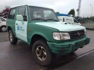 Veicolo di demolizione hyundai galloper esceed 2476 /4 cilindros dell'anno 2001 alimentato 