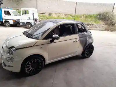 Veicolo di demolizione fiat 500 cabrio (150) lounge dell'anno 2018 alimentato 169a4000