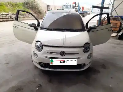 Veicolo di demolizione fiat 500 cabrio (150) lounge dell'anno 2018 alimentato 169a4000