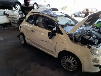 Veículo de Sucata fiat 500 cabrio (150) bydiesel do ano 2008 alimentado 169a4000