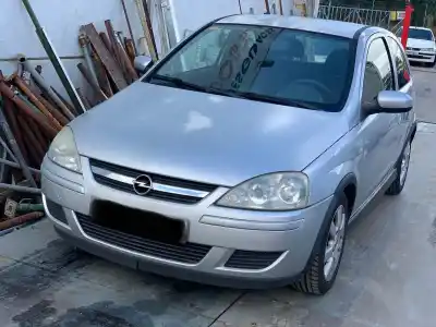 Scrapping Vehicle opel corsa c blue line of the year 2004 powered z12xe