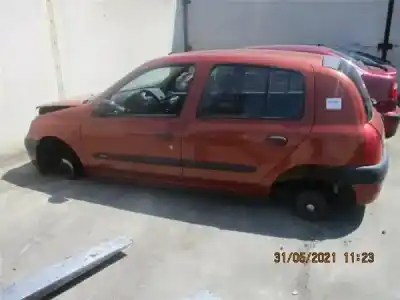 Scrapping Vehicle renault clio ii fase i (b/cb0) 1.9 d (b/cb0e) of the year 1999 powered d-f8q