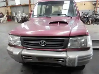Verschrottungsfahrzeug hyundai galloper ii (jk-01) 2.5 td intercooler des jahres 1998 angetrieben d4bh
