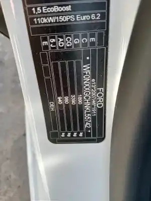 Véhicule à la ferraille FORD FOCUS LIM. (CB8) FOCUS ST SPORT de l'année 2018 alimenté 