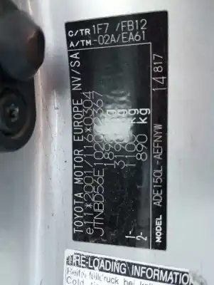 Veículo de Sucata toyota corolla (e11) 2.0 turbodiesel cat do ano 1997 alimentado 