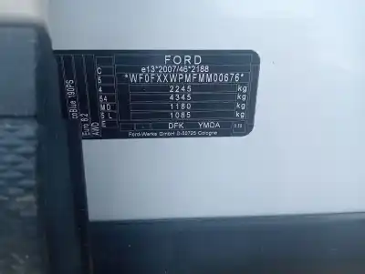 Scrapping Vehicle ford kuga (cbs) kuga 120 cv / 88 kw of the year 2019 powered 