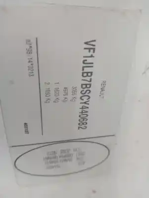 Veículo de Sucata renault trafic combi (ab 4.01) generation expression combi corto do ano 2001 alimentado 