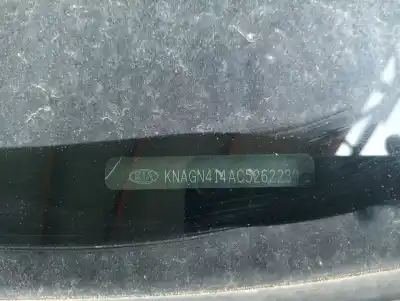 Scrapping Vehicle kia optima optima (2015 -2020) of the year 2012 powered 