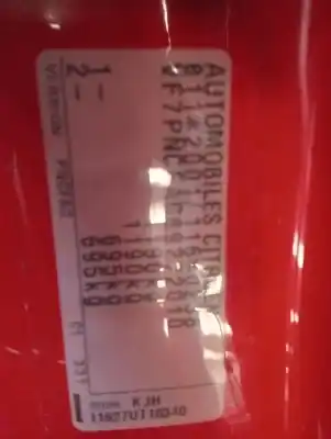 Veicolo di demolizione citroen c1 * dell'anno 2005 alimentato 