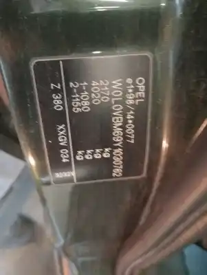 Veículo de Sucata opel omega 3.0 g omega b (x30xe) do ano 1994 alimentado 