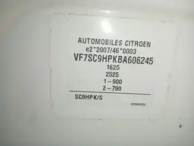 Veículo de Sucata citroen c3 * do ano 2016 alimentado 