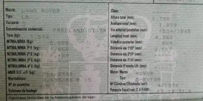 Veicolo di demolizione land rover freelander * dell'anno 2003 alimentato 