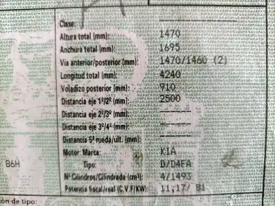 Scrapping Vehicle kia rio (jb) d4fa of the year 2005 powered d4fa