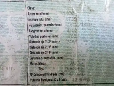 Утилизация автомобиля audi a3 (8l1) 1.9 tdi года 1996 питание agr