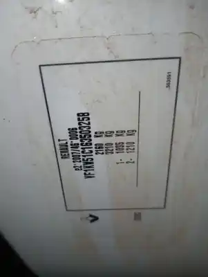 Veículo de Sucata renault kangoo express 1.5 dci do ano 2008 alimentado k9k 808