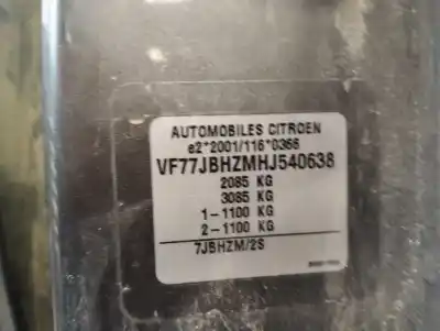 Scrapping Vehicle citroen berlingo * of the year 2018 powered hz