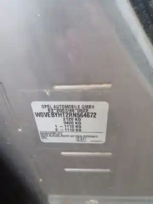 Scrapping Vehicle opel combo cargo (e) select 76 cv / 56 kw of the year 2018 powered 