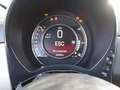 Veicolo di demolizione fiat nuova 500 (150) lounge dell'anno 2001 alimentato 169a4000