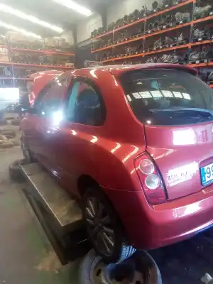 Veículo de Sucata nissan micra (k12e) visia do ano 2001 alimentado k9k276