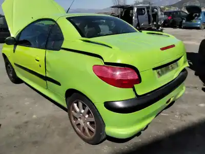 Verschrottungsfahrzeug peugeot 206 cc cc des jahres 2001 angetrieben 