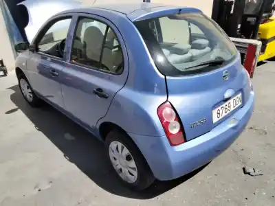 Scrapping Vehicle nissan micra (k12e) 25 aniversario of the year 2001 powered 