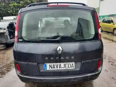 Scrapping Vehicle RENAULT ESPACE IV (JK0) Grand Espace Expression of the year 2005 powered G9TJ7