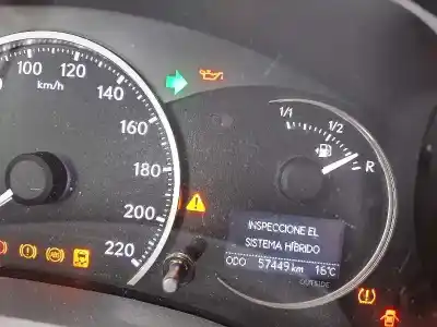 Veículo de Sucata lexus ct 200h do ano 2018 alimentado 2zr