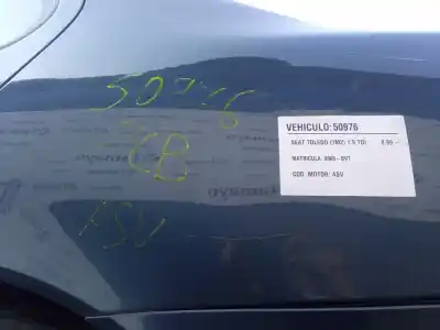 Veículo de Sucata seat toledo (1m2) 1.9 tdi do ano 2002 alimentado asv