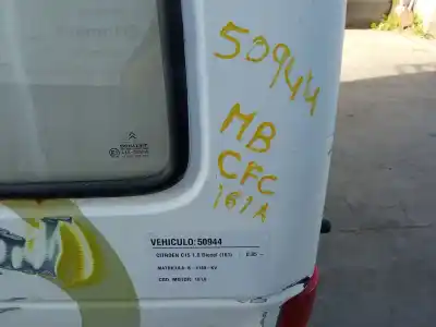 Scrapping Vehicle citroen c15 1.8 diesel (161) of the year 1989 powered 161a