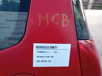 Sloopvoertuig citroen c2 (jm_) 1.1 van het jaar 2005 aangedreven hfx