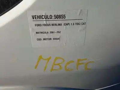 Veículo de Sucata ford focus berlina (cap) 1.6 tdci cat do ano 2006 alimentado hhda