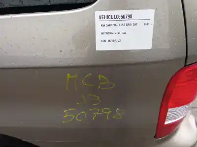 Scrapping Vehicle kia carnival ii (gq) 2.9 crdi of the year 2003 powered j3