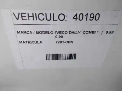 Утилизация автомобиля iveco daily combi 1989 -> 35 - 8 combi года 2003 питание f1ae0481b