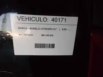 Veículo de Sucata citroen c2 * do ano 2006 alimentado 8hz
