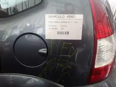 Veicolo di demolizione citroen c3 1.1 furio dell'anno 2007 alimentato hfx