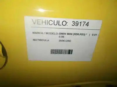 Veículo de Sucata mini mini (r50,r53) one do ano 2002 alimentado w10