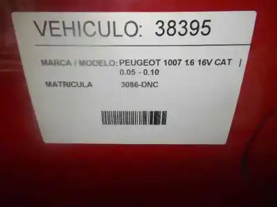 Veículo de Sucata peugeot 1007 (km_) 1.6 16v do ano 2005 alimentado nfutu5jp4