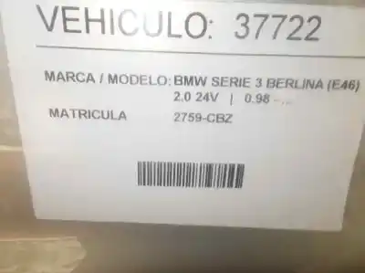 Scrapping Vehicle bmw serie 3 compact (e46) 2.0 16v diesel cat of the year 2002 powered 204d4
